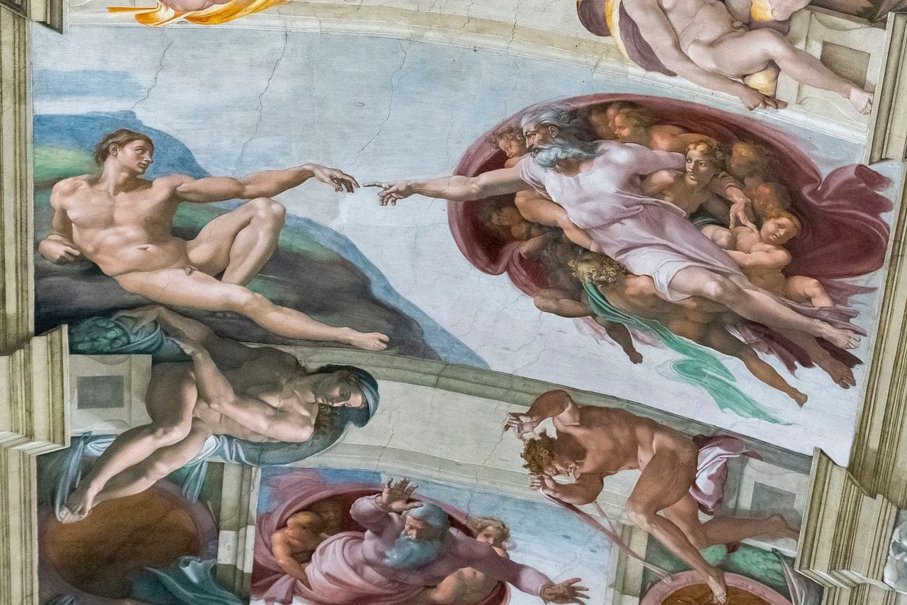 The Sistine Chapel fresco in Vatican