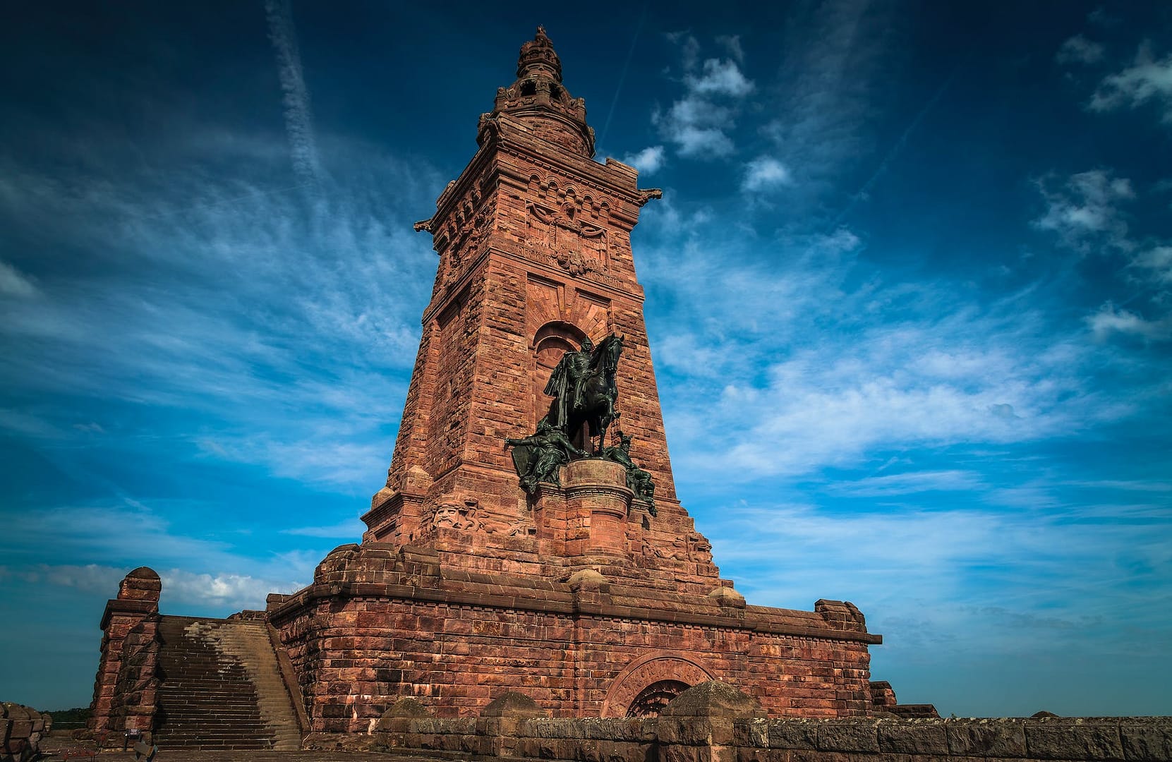low angle shot of the barbarossa monument